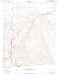 In-ko-pah Gorge California Historical topographic map, 1:24000 scale, 7.5 X 7.5 Minute, Year 1959