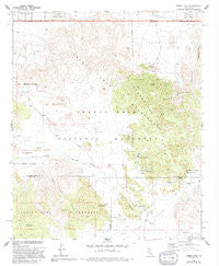 Indian Cove California Historical topographic map, 1:24000 scale, 7.5 X 7.5 Minute, Year 1972