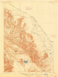 Indio California Historical topographic map, 1:125000 scale, 30 X 30 Minute, Year 1904
