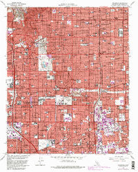 Inglewood California Historical topographic map, 1:24000 scale, 7.5 X 7.5 Minute, Year 1964