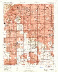 Inglewood California Historical topographic map, 1:24000 scale, 7.5 X 7.5 Minute, Year 1950