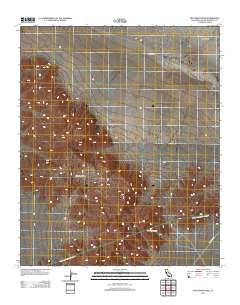 Iron Mountains California Historical topographic map, 1:24000 scale, 7.5 X 7.5 Minute, Year 2012