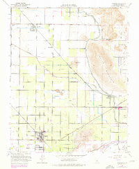 Ivanhoe California Historical topographic map, 1:24000 scale, 7.5 X 7.5 Minute, Year 1950