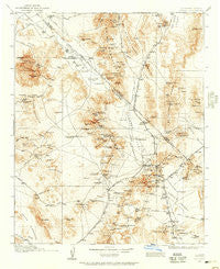 Ivanpah California Historical topographic map, 1:250000 scale, 1 X 1 Degree, Year 1910