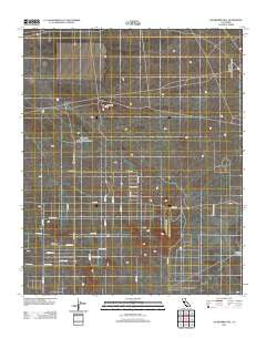 Jackrabbit Hill California Historical topographic map, 1:24000 scale, 7.5 X 7.5 Minute, Year 2012