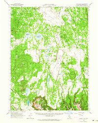 Jacks Butte California Historical topographic map, 1:62500 scale, 15 X 15 Minute, Year 1962