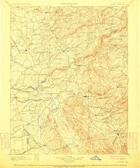 Jackson California Historical topographic map, 1:125000 scale, 30 X 30 Minute, Year 1902