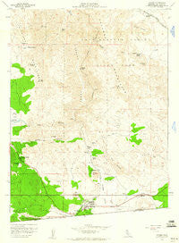 Jacumba California Historical topographic map, 1:24000 scale, 7.5 X 7.5 Minute, Year 1959