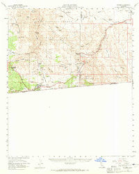Jacumba California Historical topographic map, 1:62500 scale, 15 X 15 Minute, Year 1959