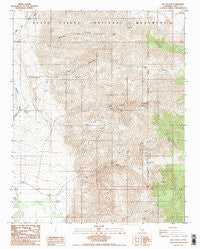 Jail Canyon California Historical topographic map, 1:24000 scale, 7.5 X 7.5 Minute, Year 1988