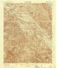 Jamesburg California Historical topographic map, 1:62500 scale, 15 X 15 Minute, Year 1921