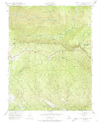 Jawbone Ridge California Historical topographic map, 1:24000 scale, 7.5 X 7.5 Minute, Year 1947