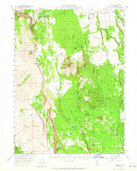 Jellico California Historical topographic map, 1:62500 scale, 15 X 15 Minute, Year 1957