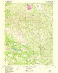 Jericho Valley California Historical topographic map, 1:24000 scale, 7.5 X 7.5 Minute, Year 1958