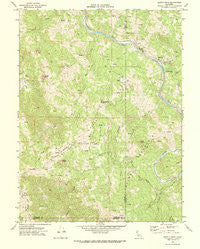 Jewett Rock California Historical topographic map, 1:24000 scale, 7.5 X 7.5 Minute, Year 1969