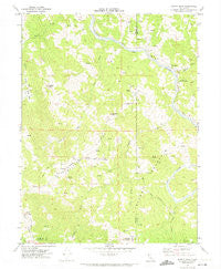 Jewett Rock California Historical topographic map, 1:24000 scale, 7.5 X 7.5 Minute, Year 1969