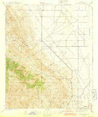 Joaquin Rocks California Historical topographic map, 1:62500 scale, 15 X 15 Minute, Year 1943