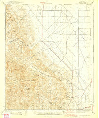 Joaquin Rocks California Historical topographic map, 1:62500 scale, 15 X 15 Minute, Year 1943