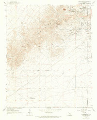 Johannesburg California Historical topographic map, 1:24000 scale, 7.5 X 7.5 Minute, Year 1967