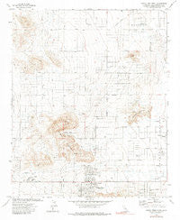 Joshua Tree North California Historical topographic map, 1:24000 scale, 7.5 X 7.5 Minute, Year 1972