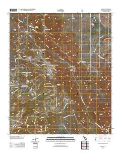 Julian California Historical topographic map, 1:24000 scale, 7.5 X 7.5 Minute, Year 2012