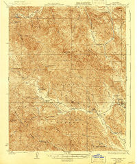 Junipero Serra California Historical topographic map, 1:62500 scale, 15 X 15 Minute, Year 1919