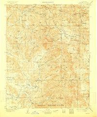 Kaweah California Historical topographic map, 1:125000 scale, 30 X 30 Minute, Year 1909