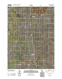 Kephart California Historical topographic map, 1:24000 scale, 7.5 X 7.5 Minute, Year 2012