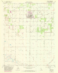 Kerman California Historical topographic map, 1:24000 scale, 7.5 X 7.5 Minute, Year 1963