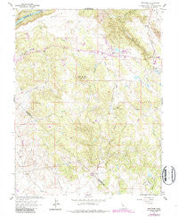 Keystone California Historical topographic map, 1:24000 scale, 7.5 X 7.5 Minute, Year 1962