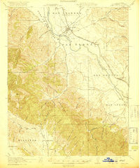 King City California Historical topographic map, 1:62500 scale, 15 X 15 Minute, Year 1919