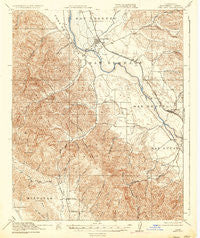 King City California Historical topographic map, 1:62500 scale, 15 X 15 Minute, Year 1919