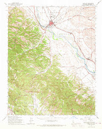 King City California Historical topographic map, 1:62500 scale, 15 X 15 Minute, Year 1961