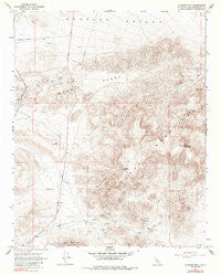 Klinker Mtn California Historical topographic map, 1:24000 scale, 7.5 X 7.5 Minute, Year 1967