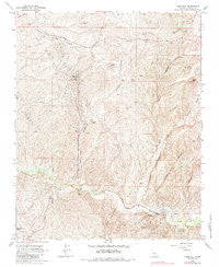 Knob Hill California Historical topographic map, 1:24000 scale, 7.5 X 7.5 Minute, Year 1965