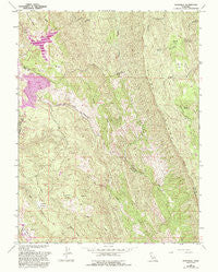 Knoxville California Historical topographic map, 1:24000 scale, 7.5 X 7.5 Minute, Year 1958
