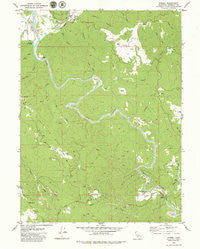 Korbel California Historical topographic map, 1:24000 scale, 7.5 X 7.5 Minute, Year 1979