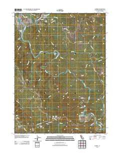 Korbel California Historical topographic map, 1:24000 scale, 7.5 X 7.5 Minute, Year 2012