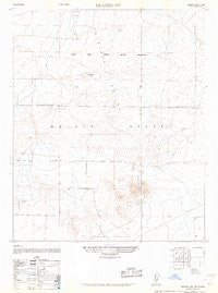 Kramer SW California Historical topographic map, 1:24000 scale, 7.5 X 7.5 Minute, Year 1947