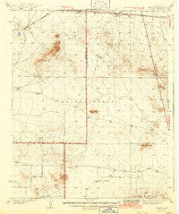 Kramer California Historical topographic map, 1:62500 scale, 15 X 15 Minute, Year 1942