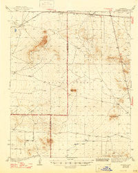 Kramer California Historical topographic map, 1:62500 scale, 15 X 15 Minute, Year 1942