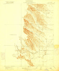 Kurand California Historical topographic map, 1:31680 scale, 7.5 X 7.5 Minute, Year 1917