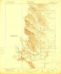 Kurand California Historical topographic map, 1:31680 scale, 7.5 X 7.5 Minute, Year 1917