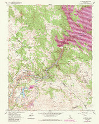 La Grange California Historical topographic map, 1:24000 scale, 7.5 X 7.5 Minute, Year 1962
