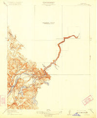 La Grange California Historical topographic map, 1:31680 scale, 7.5 X 7.5 Minute, Year 1919