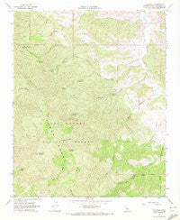 La Panza California Historical topographic map, 1:24000 scale, 7.5 X 7.5 Minute, Year 1967