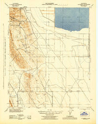 La Rambla California Historical topographic map, 1:62500 scale, 15 X 15 Minute, Year 1943
