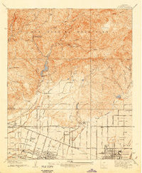 La Verne California Historical topographic map, 1:20000 scale, 7.5 X 7.5 Minute, Year 1940