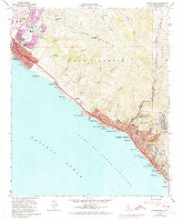 Laguna Beach California Historical topographic map, 1:24000 scale, 7.5 X 7.5 Minute, Year 1965