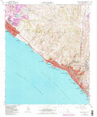 Laguna Beach California Historical topographic map, 1:24000 scale, 7.5 X 7.5 Minute, Year 1965